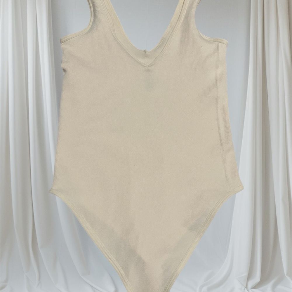 Cream Women’s One Piece Tank Suit